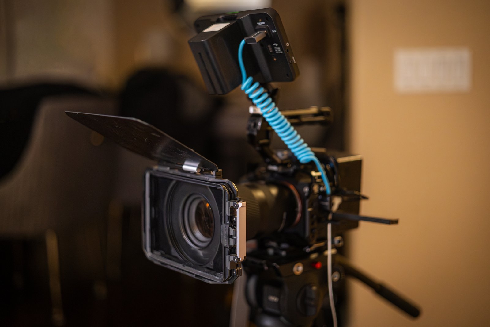 Sony Alpha camera gear from the presentation deck